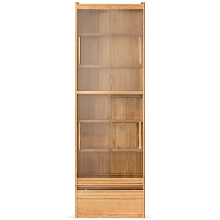 Scandinavian ash wood bookshelf gallery detail 7.