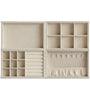 Minimalist Velvet Fabric Jewelry Organizer Tray 4IN1 Set AURA