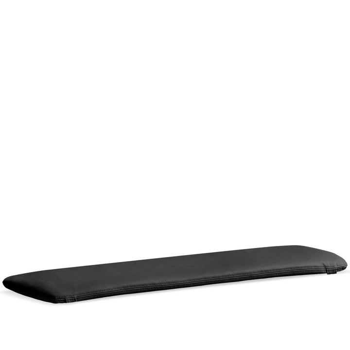 Scandinavian removable padded bench cushion cheese detail 9.