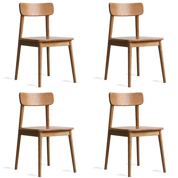 Scandinavian Cherry Wood Dining Chair GREEN