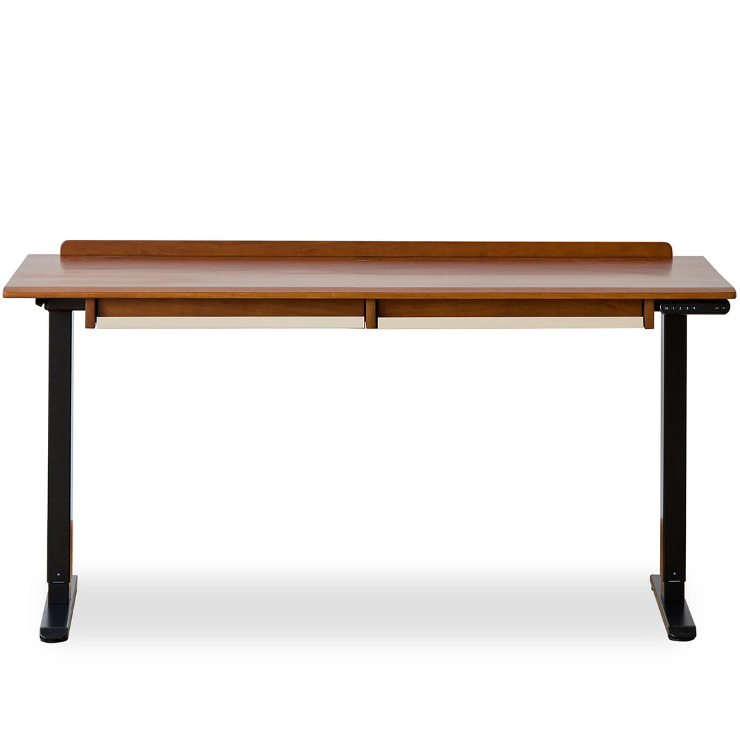 Vintage Boxwood Electric Height Adjustable Lift-Up Study Table ELEVATE