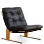 Scandinavian Microfiber Leather 1 Seater Sofa Chair TESSIDI