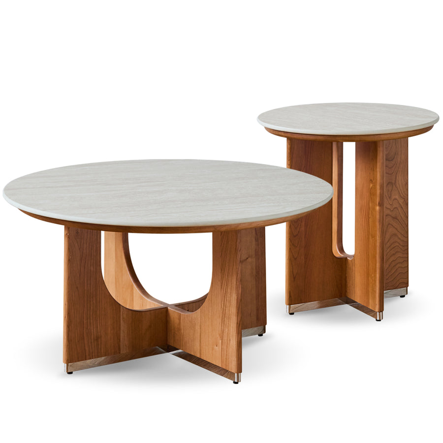 Scandinavian Sintered Stone Coffee Table Set SHELLS