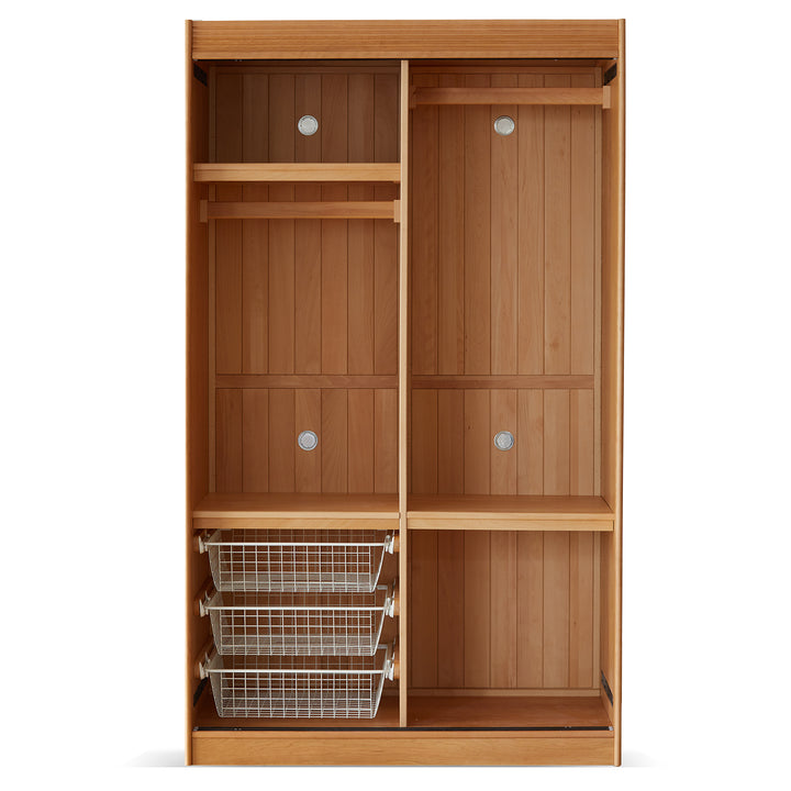 Scandinavian cherry wood sliding door wardrobe nava environmental situation.