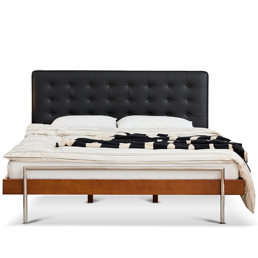 Vintage Microfiber Leather Bed WOYO