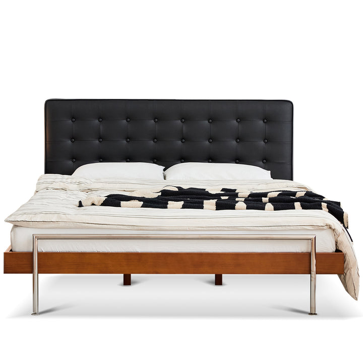 Vintage Microfiber Leather Bed WOYO