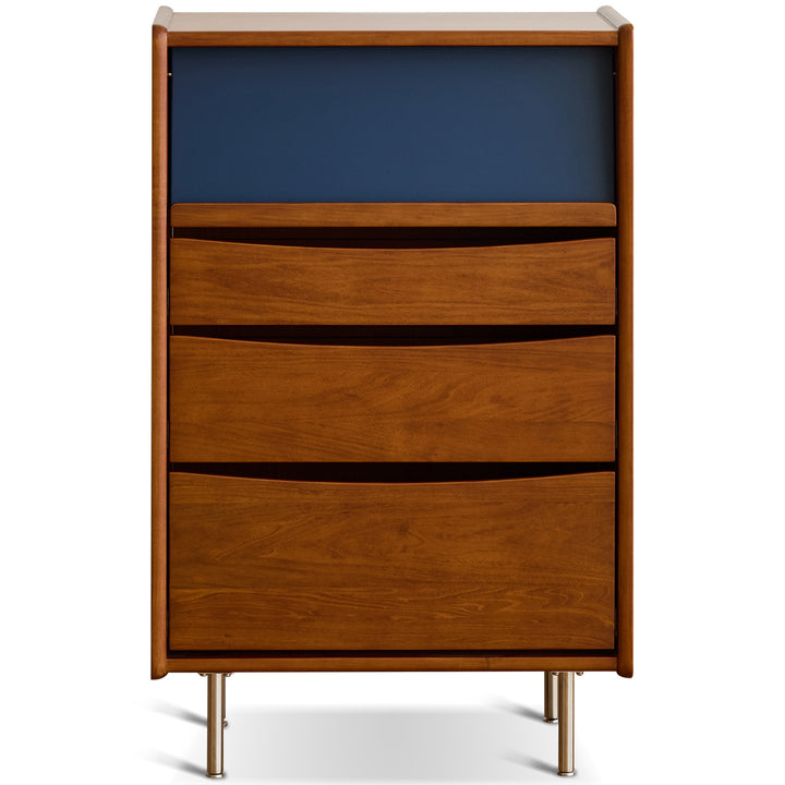 Vintage Boxwood Chest Of 4 Drawers MIES