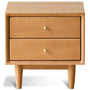 Scandinavian Cherry Wood Side Table GREEN