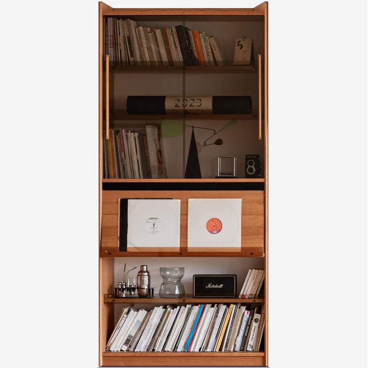 Scandinavian Cherry Wood Bookshelf STORY