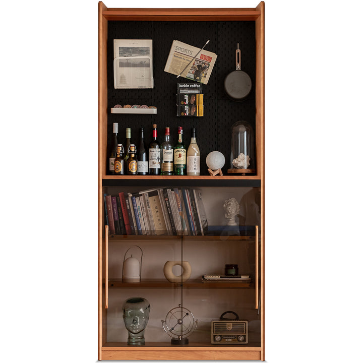 Scandinavian Cherry Wood Bookshelf STORY