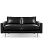 Minimalist Microfiber Leather 2 Seater Sofa UNIQUE