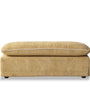 Scandinavian Chenille Velvet Fabric Ottoman MIRA