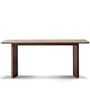 Japandi Walnut Wood Sintered Stone Dining Table STRATON