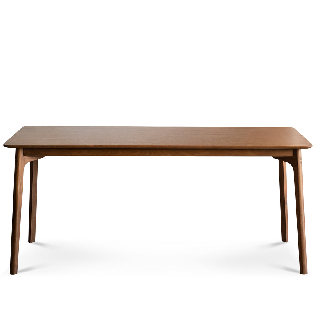 Japandi Walnut Wood Dining Table CHRONO