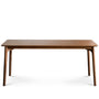 Japandi Walnut Wood Dining Table CHRONO