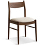Japandi Walnut Wood Dining Chair PUREA