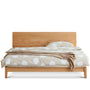 Scandinavian Oak Wood Bed SOLID