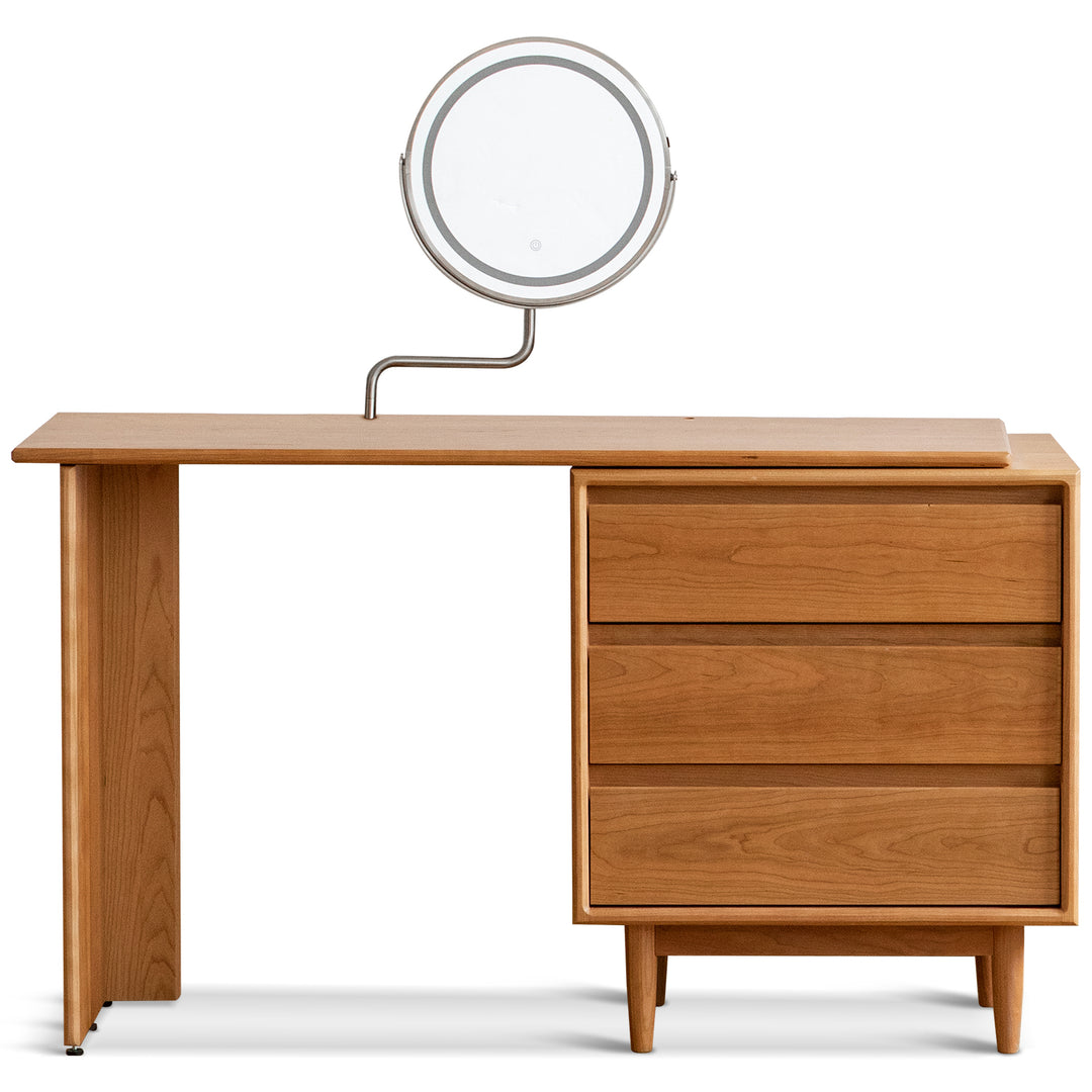 Scandinavian cherry wood dressing table vista conceptual design.