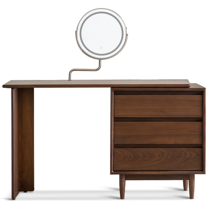 Vintage walnut wood dressing table vista situational feels.
