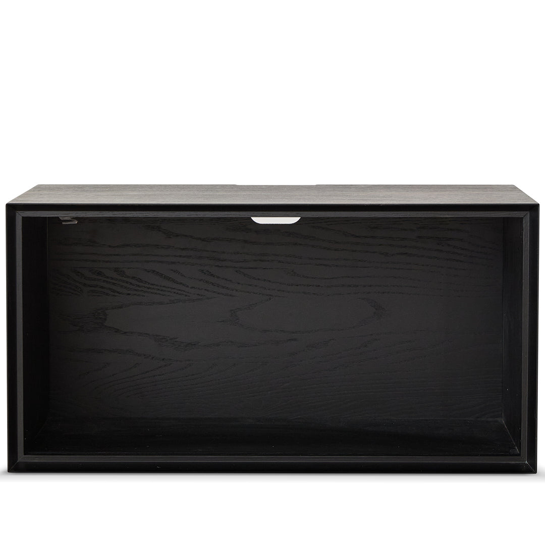 Minimalist ash wood veneer modular cabinet shadow detail 2.