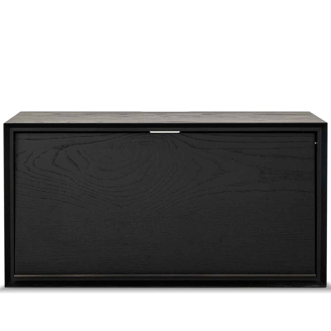 Minimalist ash wood veneer modular cabinet shadow detail 3.