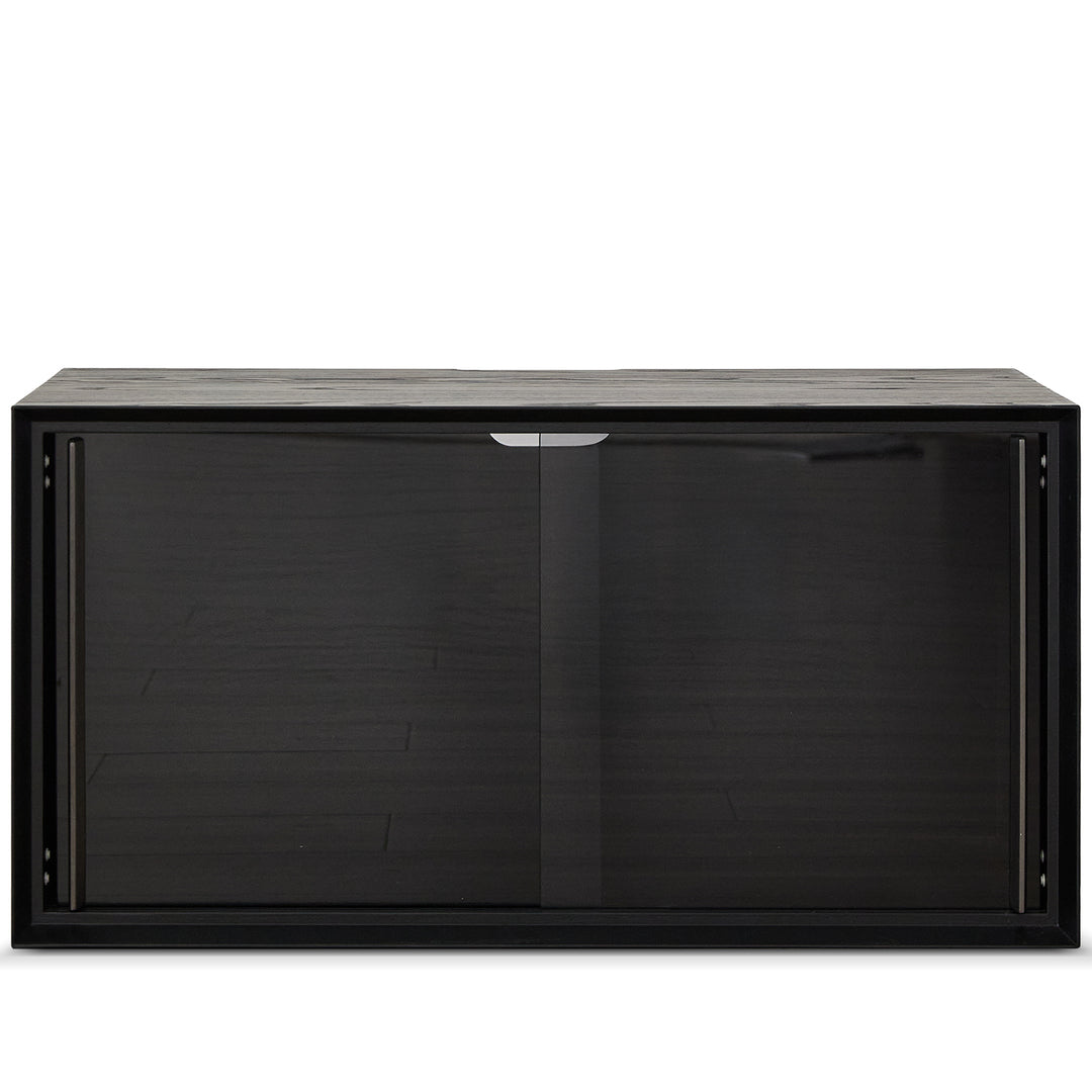 Minimalist ash wood veneer modular cabinet shadow detail 4.