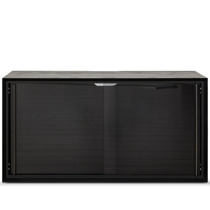 Minimalist ash wood veneer modular cabinet shadow detail 4.