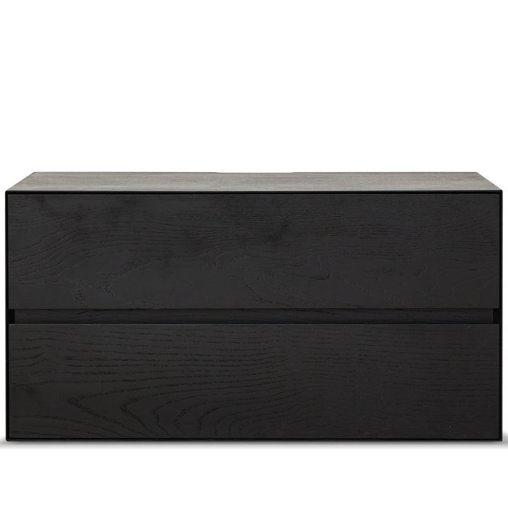 Minimalist ash wood veneer modular cabinet shadow detail 8.