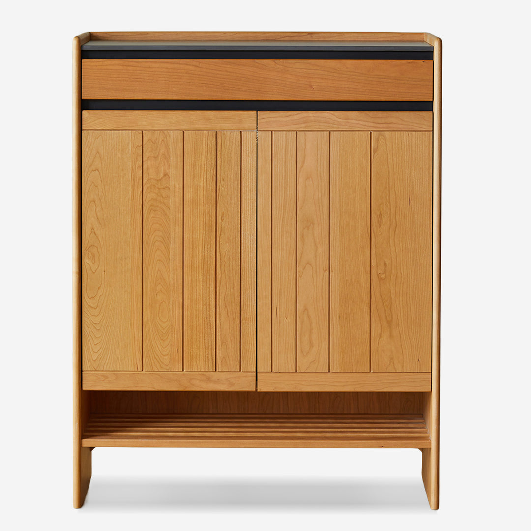 Scandinavian Cherry Wood Modular Shoe Cabinet HARBOR