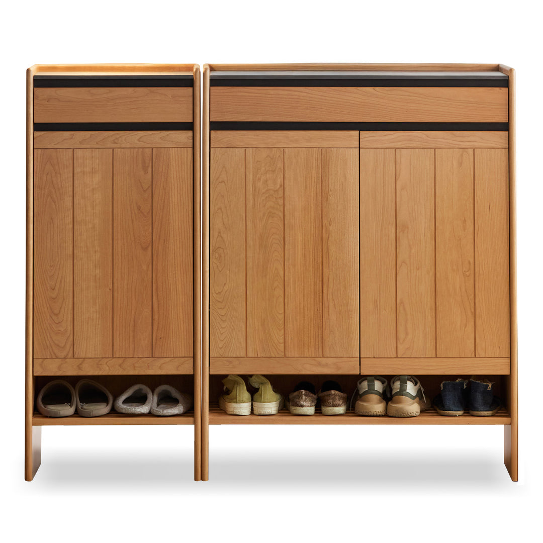 Scandinavian Cherry Wood Modular Shoe Cabinet HARBOR