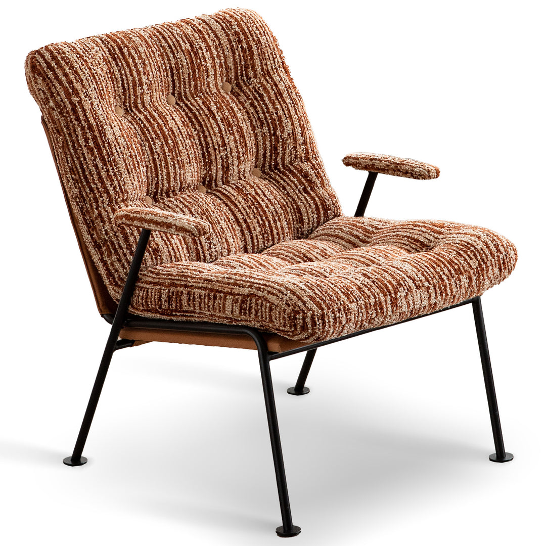 Vintage Chenille Velvet Fabric 1 Seater Sofa DUOERAN