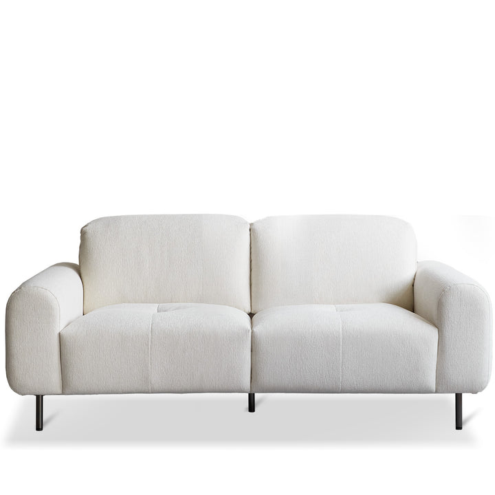 Minimalist Chenille Velvet Fabric 2 Seater Sofa DRIFT