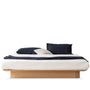Minimalist Ash Wood Veneer Platform Floating Bed WINTER