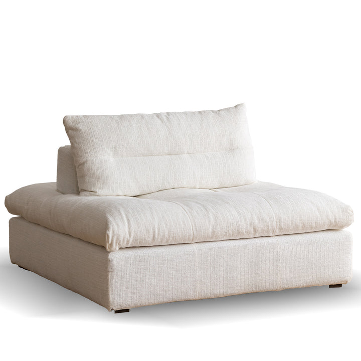 Scandinavian Chenille Velvet Fabric Modular 1 Seater Sofa