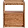 Scandinavian Oak Wood Side Table SUGAR