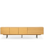 Minimalist Ash Wood Veneer TV Console COLIN