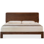 Japandi Walnut Wood Bed DUNE