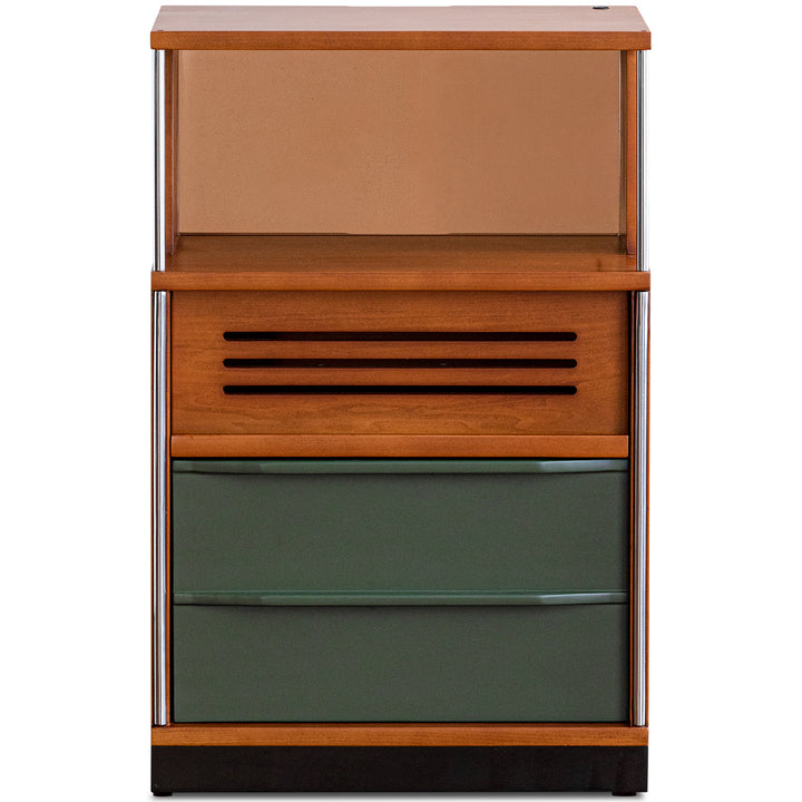 Bauhaus Boxwood Chest Of 3 Drawers SILVER WING