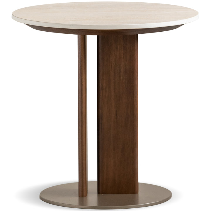 Japandi sintered stone coffee table set vale in still life.