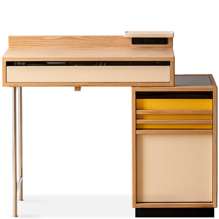 Bauhaus oak wood dressing table tempo detail 1.