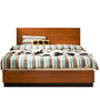 Vintage Boxwood Lift-Up Storage Bed With Drawer WHEAT FIELD