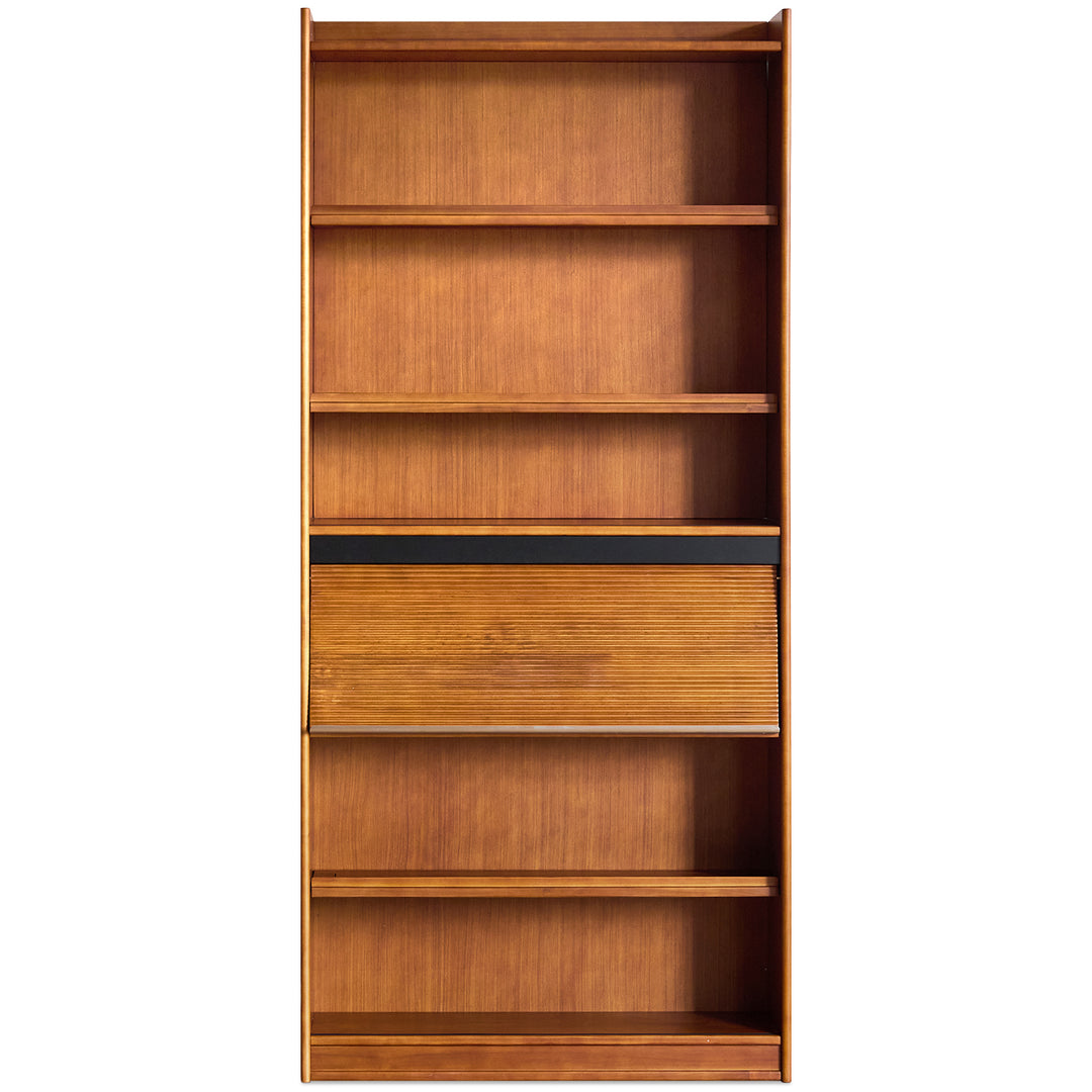 Vintage boxwood modular bookshelf mura detail 3.