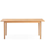 Minimalist Ash Wood Dining Table BOREL