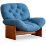 Bauhaus Wool Fabric 1 Seater Sofa MIES