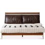 Bauhaus Genuine Leather Bed SUPPLE BROWN