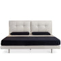Minimalist Boucle Fabric Bed MORN