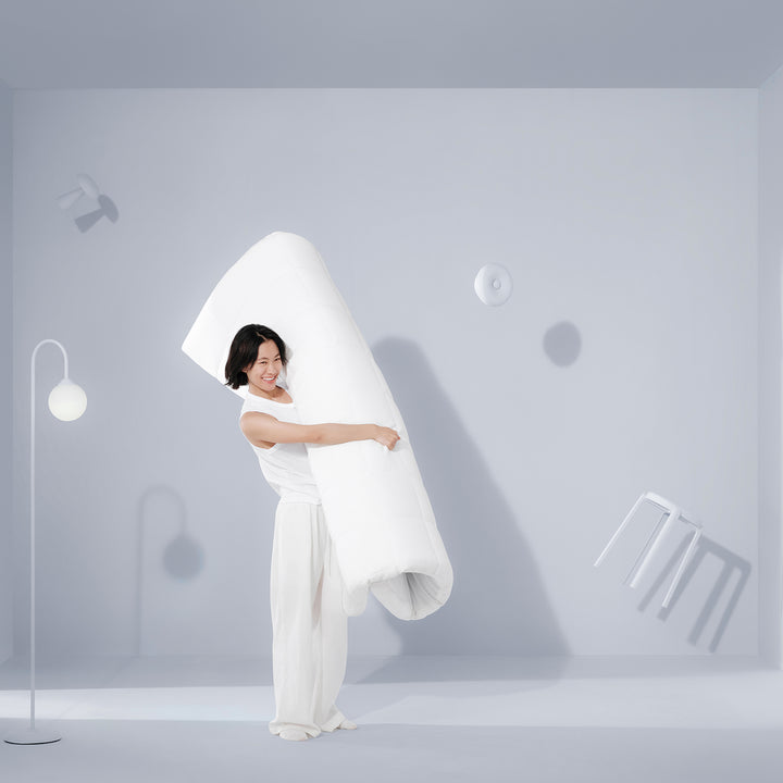 9cm gel memory foam mattress bluebox t2 pro in panoramic view.