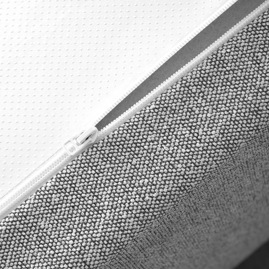 30cm pocket spring gel memory foam mattress bluebox z1 pro in close up details.