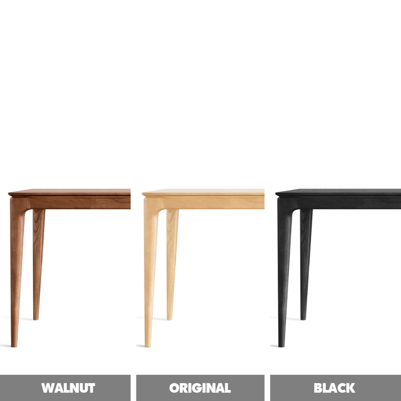 Japandi Wood Dining Table ADELINE Color Swatches