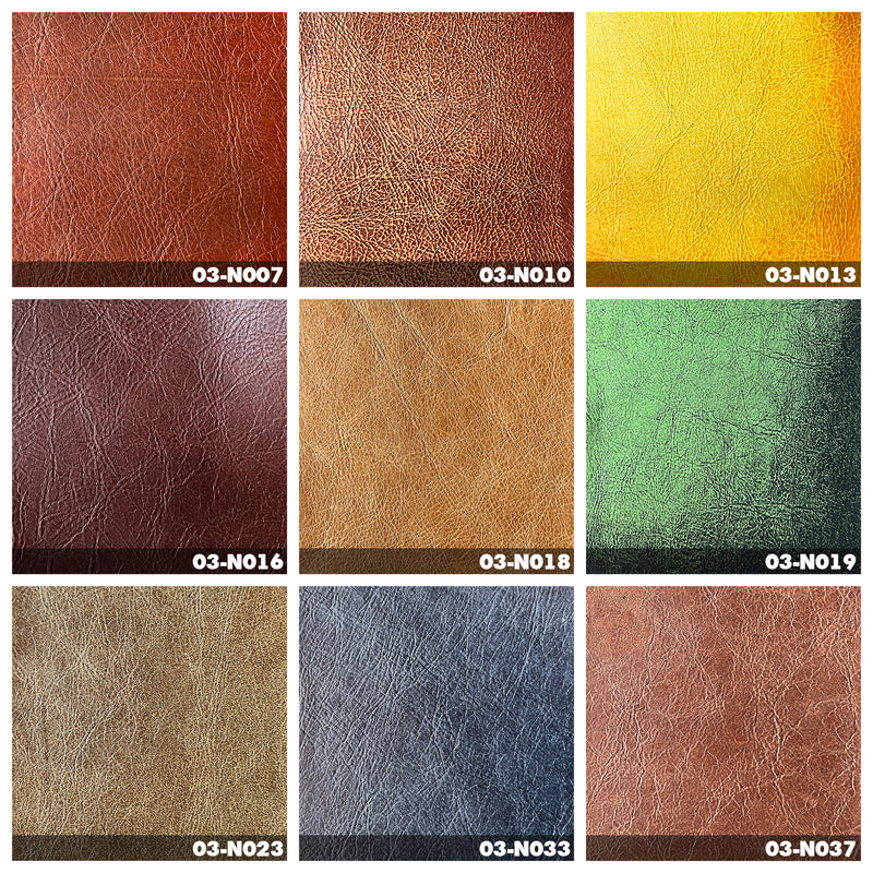 Vintage Genuine Leather Study Chair AKRON Color Swatches_2